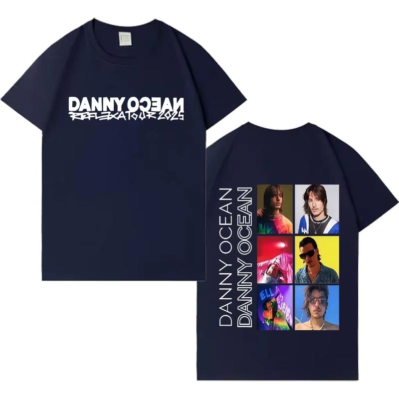 Rapper Danny Ocean Trendy Graphics Tee Shirt Men Fashion Casual Y2K Clothing Aesthetic Gothic Crewneck Short Sleeves top