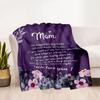 1pc Mom Quotes Blanket Comfortable Soft Lightweight Multi Purpose Blanket for Travel Camping Picnics Sofa Office Bed Living Room Gift for Friends