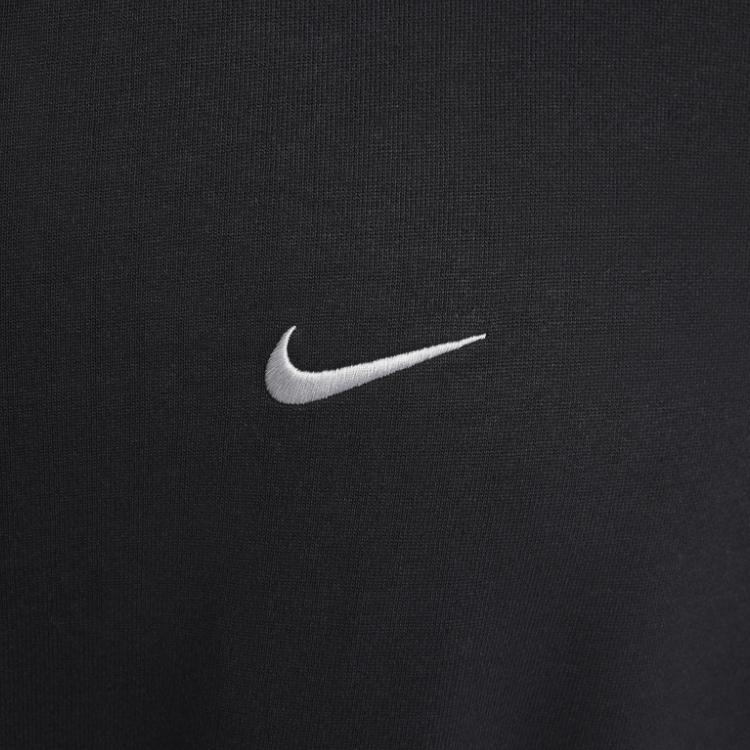 Nike Удобная модная толстовка с круглым вырезом и логотипом Club Oversized, мужская толстовка черного цвета Wolf-Grey HQ2962-010