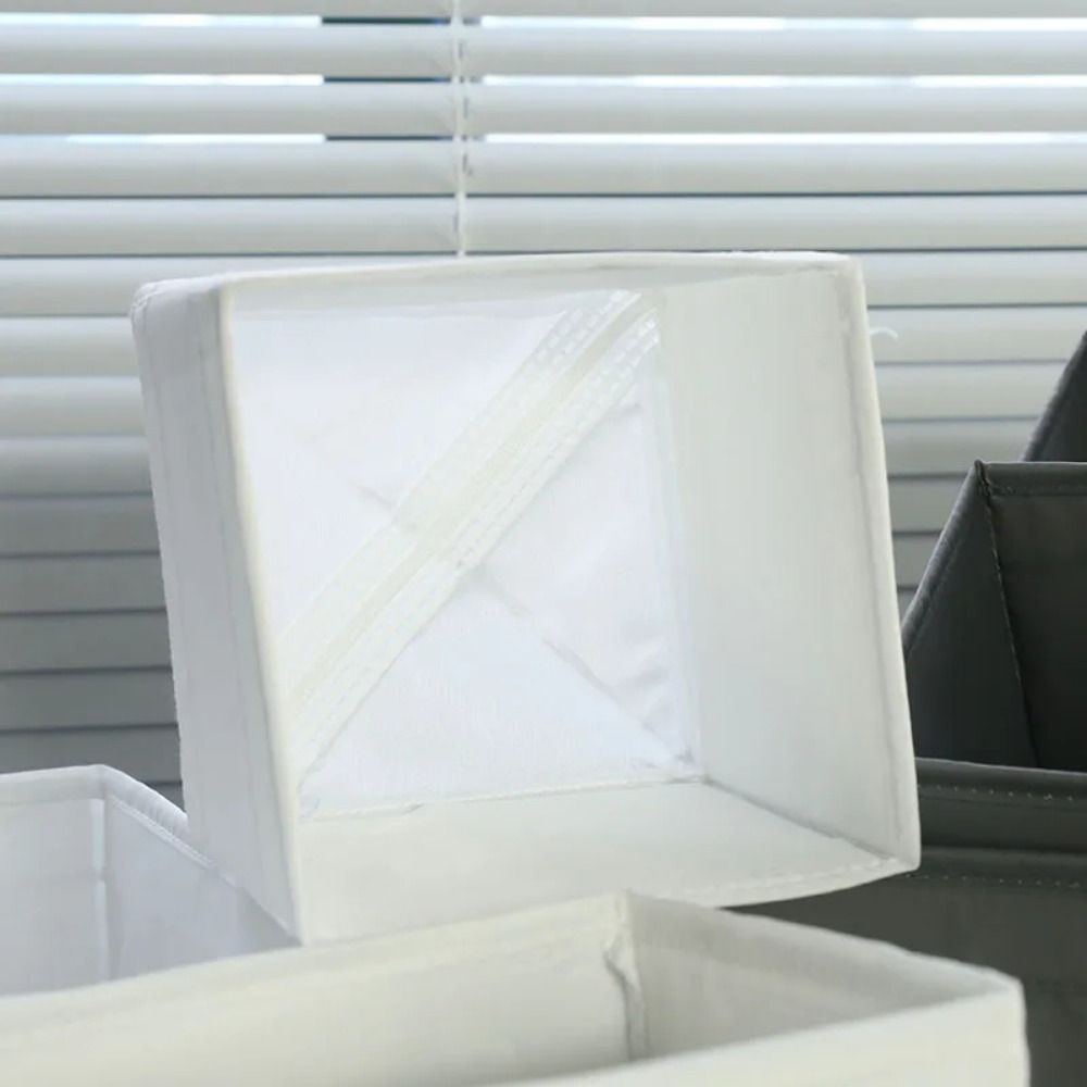 Foldable Closet Organizer Fabric Art Box Storage Cabinets Fashion Closet Organizer Boxes  Clothes