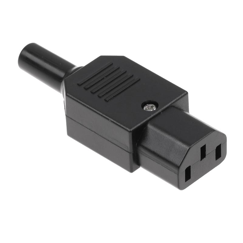 1 шт. 16A 250V Прямой кабельный штекерный разъем C13 C14 Гнездовой Штекер Перепаиваемый Силовой разъем 3-контактная Розетка переменного тока Промышленный штекер