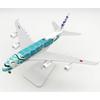 20cm Diecast Model Airplane - ANA Airlines A380 (Turtle Green Edition) Collectible