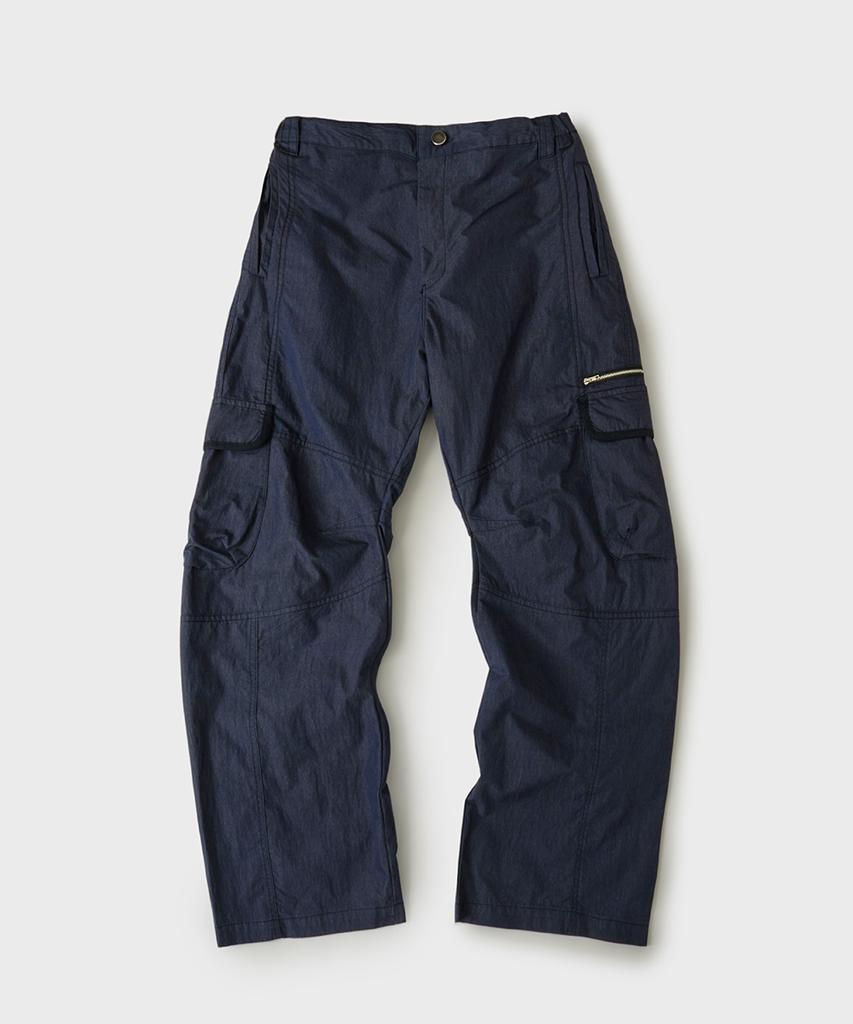 HOOVES Wide Straight Cargo Pants [Navy]