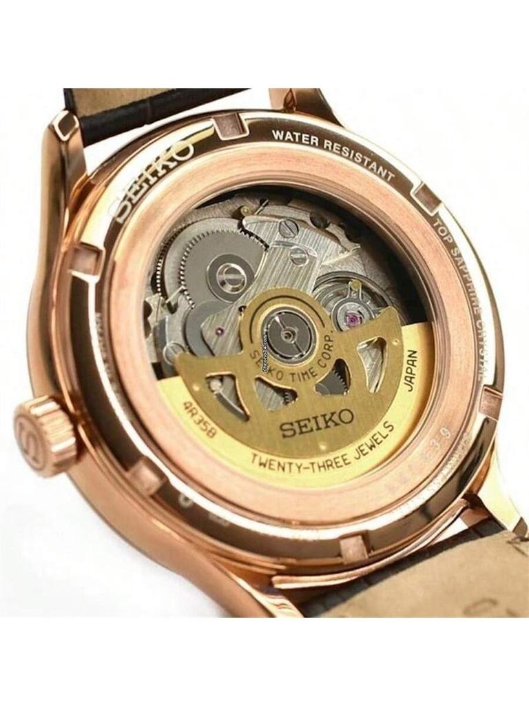 Seiko Presage Японский сад Дзен SRPD42J1, 41,7 мм, Сделано в Японии, Сапфировое стекло, двойной циферблат.