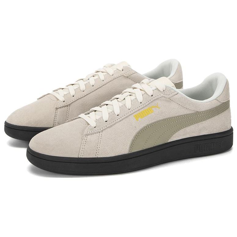 Puma Smash 3.0 Retro Casual Versatile Durable Lightweight Low-Top Sneakers Unisex Sneakers Off-White Green 390984-07