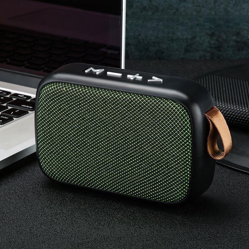 Мини-тканевый беспроводной Bluetooth-динамик, водонепроницаемый уличный HLFL 3D стерео MP3-плеер с поддержкой FM-радио и поддержкой карт SD TF, динамик
