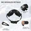 [PATIKIL] Dirt Bike Goggles 2-Pack for Motorcycle Goggles - Black/White & Colorful/Gold Lenses