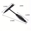 1/2Pcs High Carbon Steel Welding Chipping Hammer Scratch Wire Brush Spring Handle Rust Remover Welder Safety Hand Tool