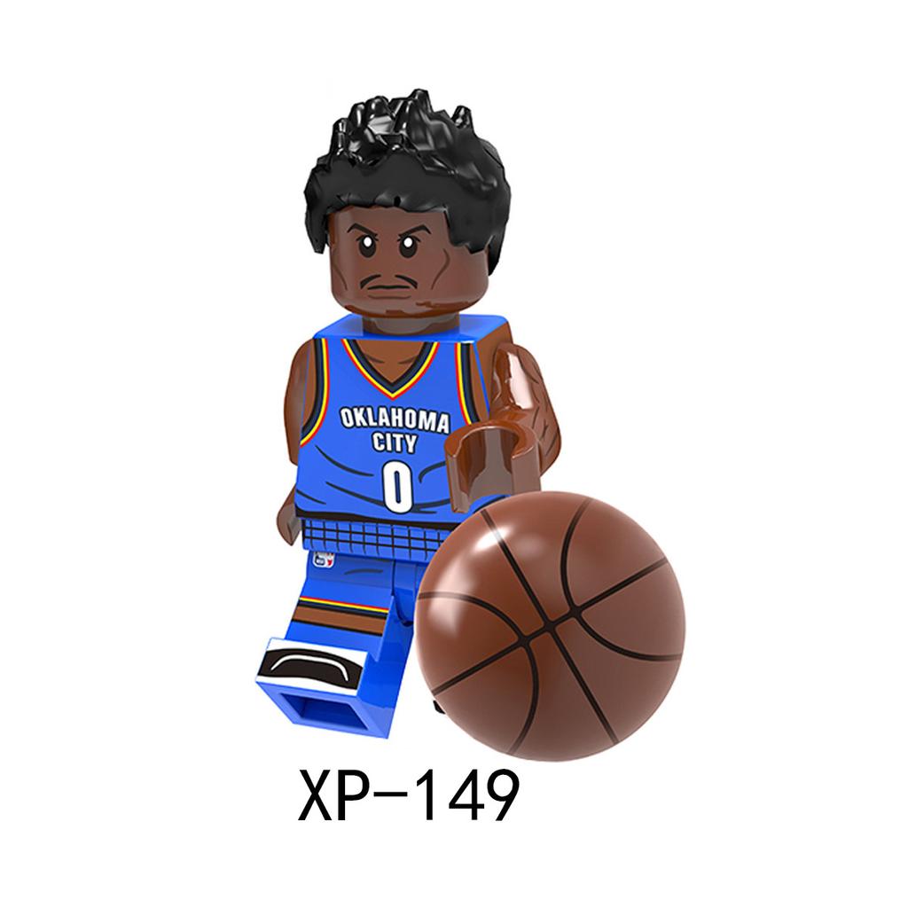 Basketball Star Building Block Figures—Assembly Toy Set