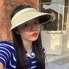 Elegant Widebrim Womens Straw Hat For Sun Protection And Shield Uv