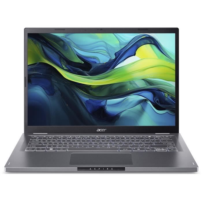 PC Portable ACER Aspire 14 : Sans Windows - 14'' WUXGA IPS - Intel Core 5 120U - RAM 16Go - 1To SSD