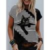 Women's 3d Dogs Cat Print T Shirt Fashion Tops Harujuku Oversized Summer O-Neck Top Female Clothing