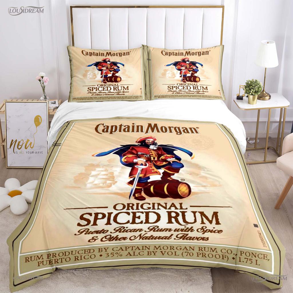 Captain morgan Casal Всесезонный пододеяльник Одеяло Постельное белье Мягкий пододеяльник и наволочки Для мальчика Односпальный/Двуспальный/Королевский/Кинг