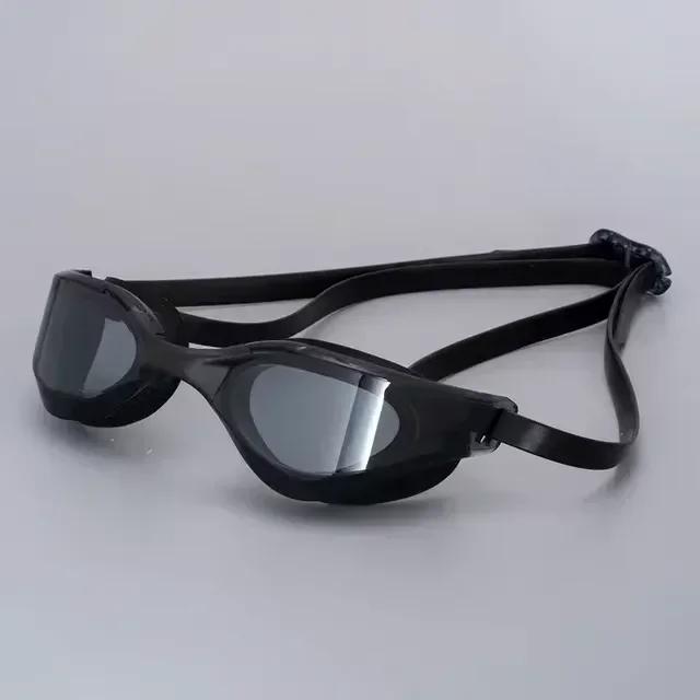 1 шт. Профессиональные противотуманные очки для плавания HD, герметичные защитные очки для мужчин и женщин, регулируемые силиконовые очки для тренировок по плаванию