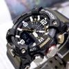 G-SHOCK Mudmaster солдат военные уличные часы цвета хаки высота давление температура водонепроницаемость 200 м
