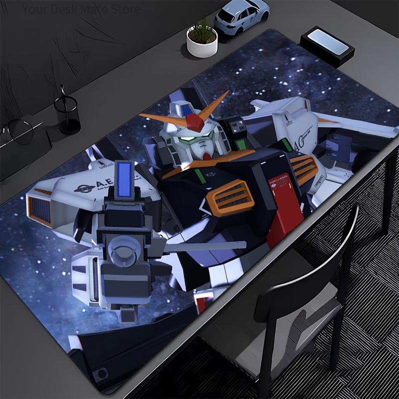 Mechanical Warrior Gundam Mk II Mousepad Large Gaming Keyboard Gamer Mouse Pad on The Table Desk Mat coaster PC Anime Mouse Mats