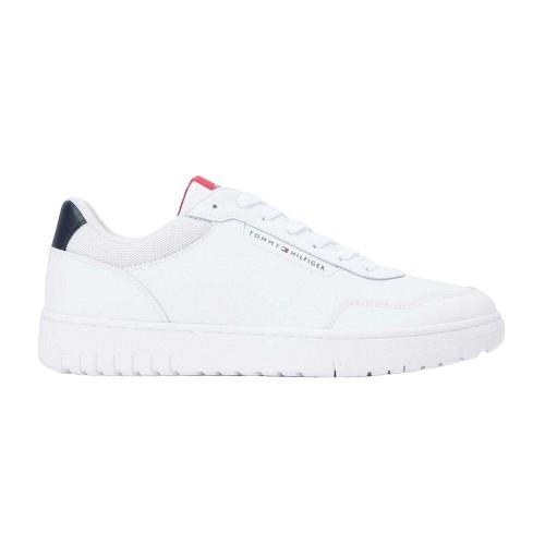 Tommy Hilfiger Mens Basket Core Lt Leather Trainers