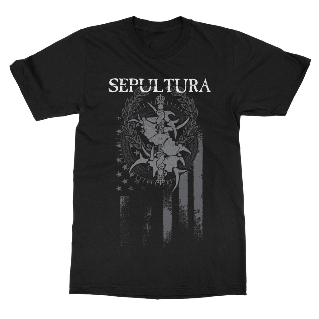 Новая Хлопковая Футболка с Графикой Группы Sepultura Унисекс Летняя С Коротким Рукавом Модный Бренд Футболка Роскошная Повседневная Винтажная Ретро Топ