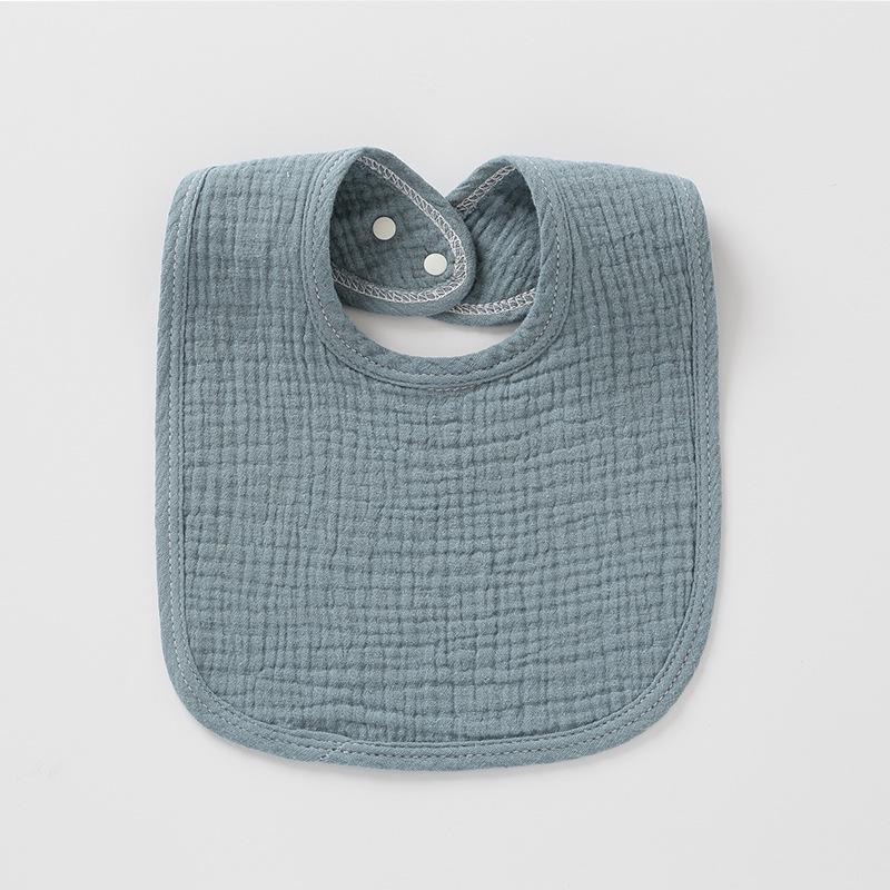 Soft U-Shaped 4-Layer Cotton Gauze Baby Bib: Absorbent and Lightweight for Spring and Summer