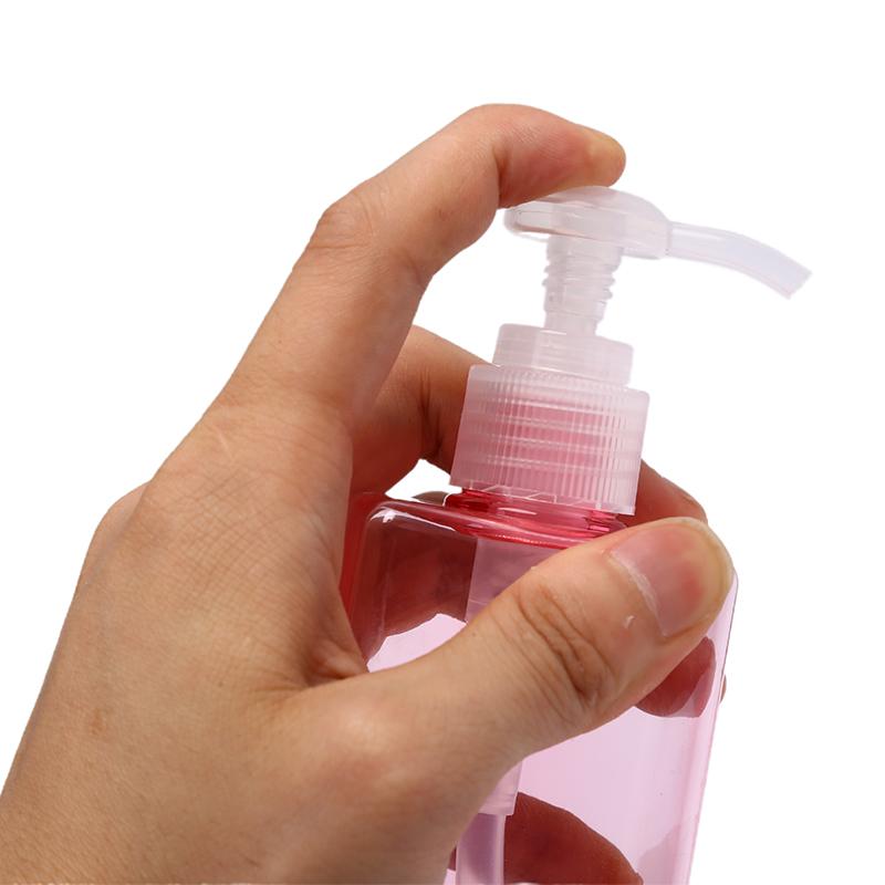 Бутылка для лосьона пластиковая прозрачная пустая портативная бутылка для шампуня(Нет этикетки)