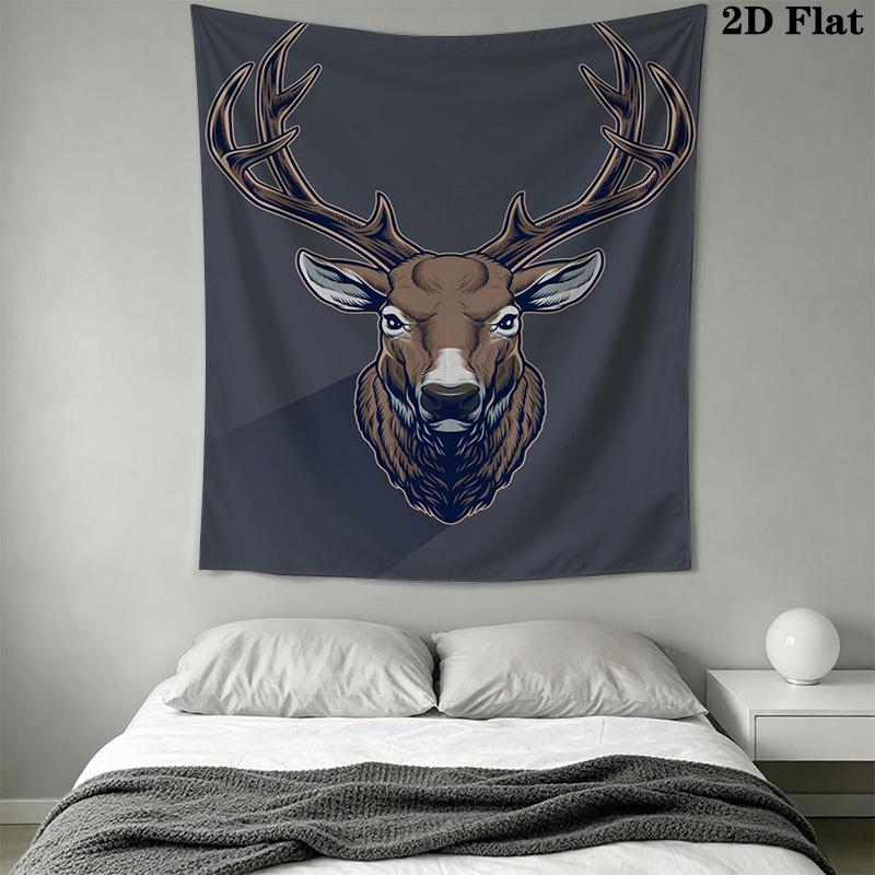 Deer head Pattern Home Decor Tapestry, Wall Hanging, Decorative RV Wall Cloth.MGT0918391