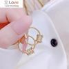 14K Real Gold Plated Exquisite AAA Zircon Simple Round Earrings Korean Design Jewelry Elegant Women's Wedding Accessories
