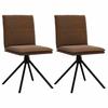 VidaXL Dining Chair Brown Faux Suede, Chair, Living Room Chair, Accent Chair, Kitchen Chair, Dining Seat 4101278