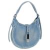 Polo Ralph Lauren Adjustable Rotating Buckle Brass Polo ID Nameplate Cotton Shoulder Bag Women Shoulder Bag Blue 428967713002