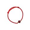 S925 Silver Single Lotus Purple Gold Sand Bracelet Women's Red String Beads New Year Transport Lucky Bracelet New