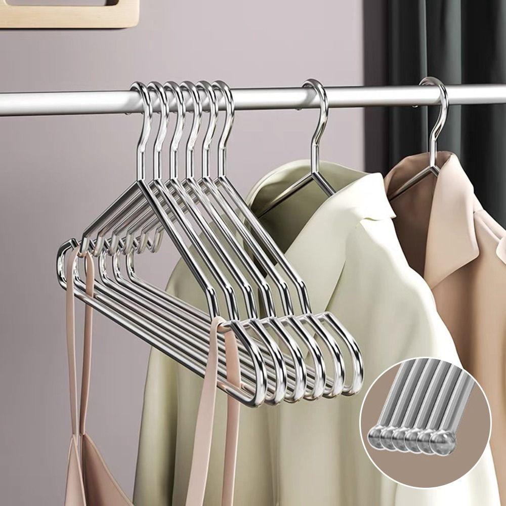 10Pcs Space Saving Closet Storage Rack Non-Slip Drying Rack Durable Household Hanger Home