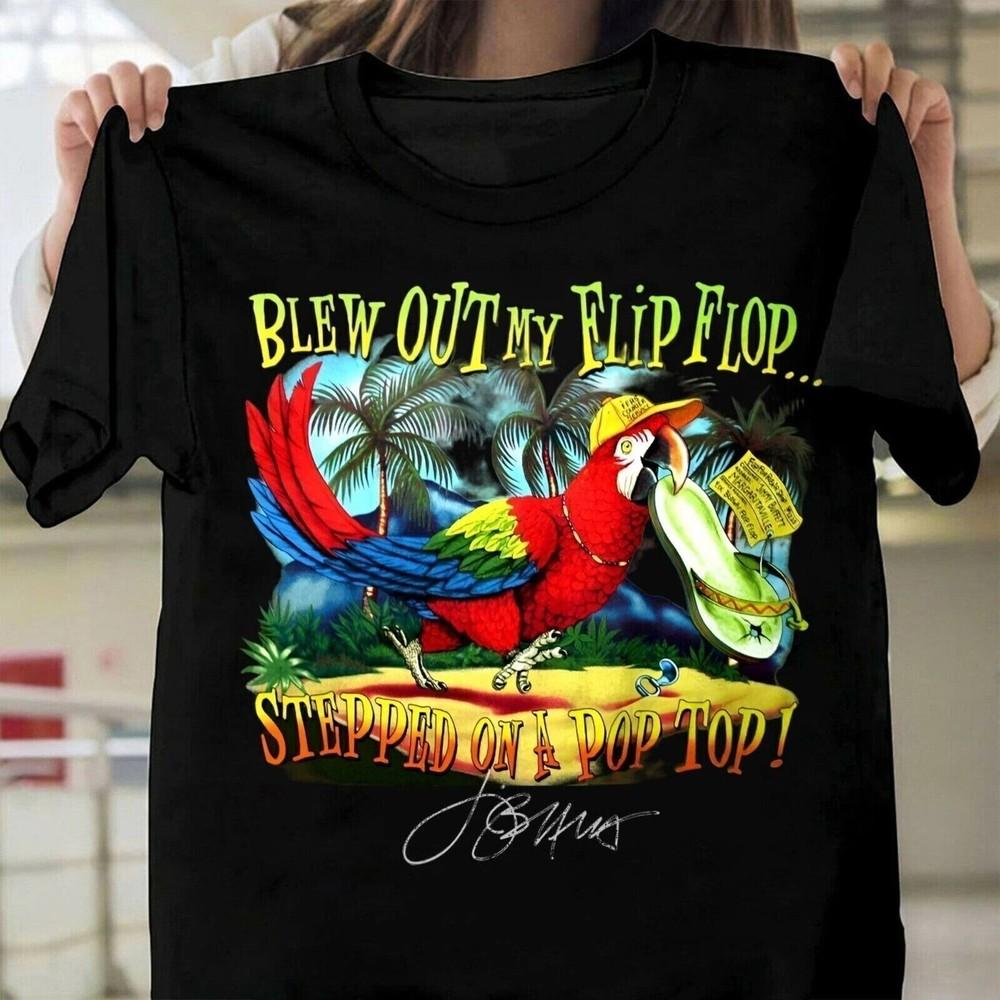 Jimmy Buffett Margaritaville Tour Shirt Short Sleeve Black Unisex S-2XL Unisex T-Shirt