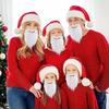 Santa Beard Costume White Fake Beard Christmas Santa Claus Gnome Cosplay Beard Party Dress-up Accessory for Adults And Teens
