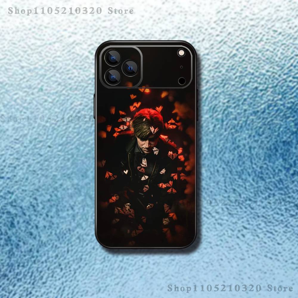 Чехол для телефона с игрой Silent Hill 2 для iPhone 17,16,15,14,13,12,11,Pro,Max,Plus,E,SE4,Air,Mini Черный Мягкий Funda