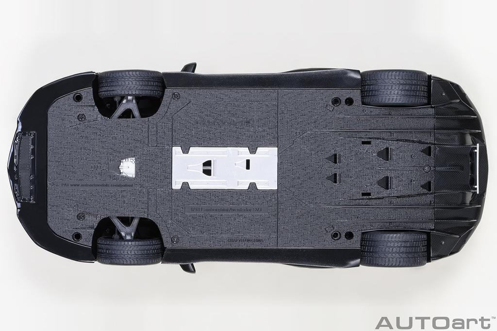 AUTOart Масштаб Lamborghini Aventador SVJ Матовый черный Готовое изделие 1/18