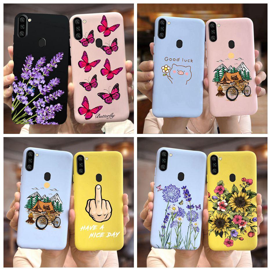For Samsung Galaxy A11 Case M11 Stylish Soft Silicone Phone Case For Samsung A11 Galaxy M11 A 11 A115F Cover Fundas Coque Bumper