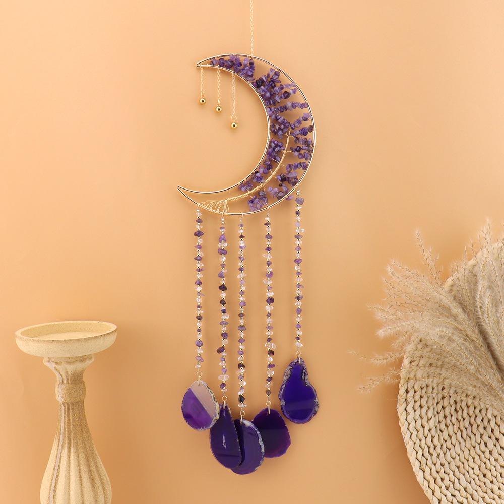 Агат 'Древо Жизни' - Кристальный кулон, ручная работа