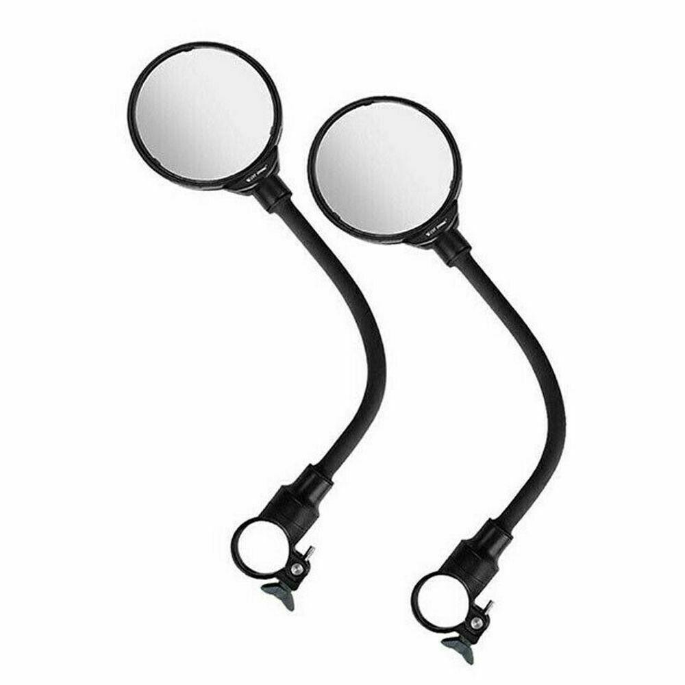 2PCS Bike Mirror Bike Handlebar Rearview Mirror Rotatable Rear View Convex Mirror Universal
