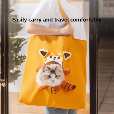 Сумка для домашних животных All Seasons Go Out Cat Probe Messenger Bag Dog Cute Animal Холщовая сумка Кошка Сумка-кошка Сумка