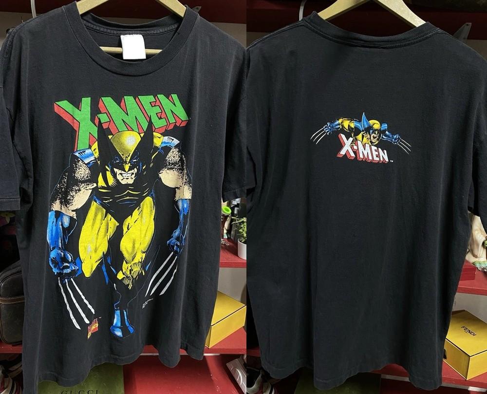 1992 Marvel Comics Люди Икс Росомаха Футболка Размер S-5XL Репринт Унисекс Футболка