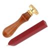 Wax Seal Stamp Kit Clear Pattern Simplicity DIY Classic Sealing Kit for Envelopes Invitations