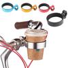 1pc Outdoor Cycling Aluminum Bicycle Cup Holder Bike Coffee Drinks Cups Milk Tea Cups Holder Handlebar Mount Stand Bike Bottle Cage