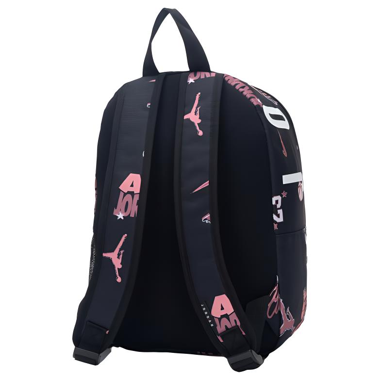 New Jordan Polyester Backpack Trumpets Unisex Black JD2443016TD-001