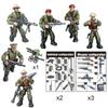 World War 2 Ww2 Army Military Soldiers Swat Special Force Figures Model Building Blocks Bricks Children'S Toys Gift