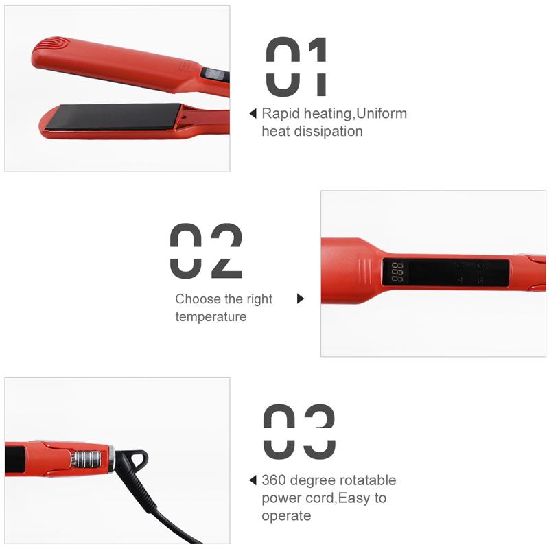 Выпрямитель для волос с LCD-дисплеем