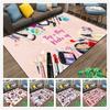 Косметика для макияжа, модный ковер, моющиеся коврики для спальни, гостиной, домашнего декора, нескользящий коврик для пола, дивана, журнального столика, коврик