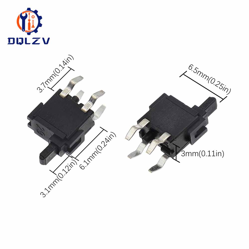 8.5mm Micro Switch For Television DVD EVD TV Camera Bin Door Detecting Switch 4Pins