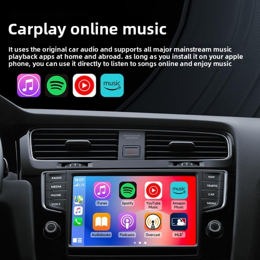 Plug and Play Wireless CarPlay Box Short Convert Wired to Wireless for iPhone Android Auto
