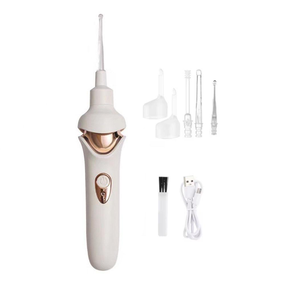 USB Rechargeable Electric Ear Pick Soft Ear Spoon Head Ear Cleaner Remover for Home