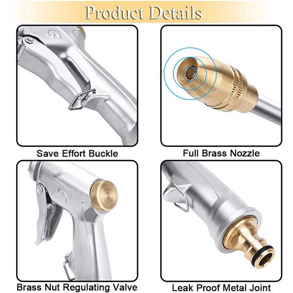 Металлический пистолет- насадка с высоким давлением, для мытья автомобиля