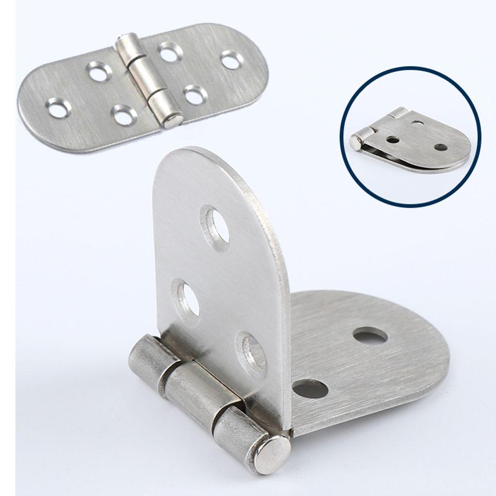 Steel 201 Cabinet Hinges 180 Degree Butterfly-shaped Door Semicircle Door Hinge Flush Hinges